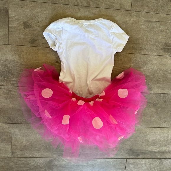 Baby Girl First Birthday Outfit Tutu skirt Top set Excellent condition 1st bday - Picture 5 of 6